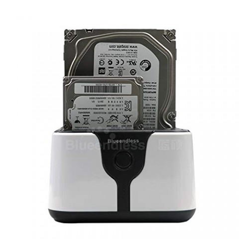 DOCKING BLUEENDLESS  DOUBLE HDD+SATA USB 3.1 HD05