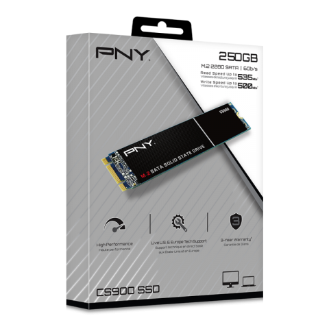 DISQUE DUR SSD M.2 250GB PNY CS 900