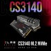 SSD CS3140 M.2 GEN4 1TB Heatsink 7500/6850MBs