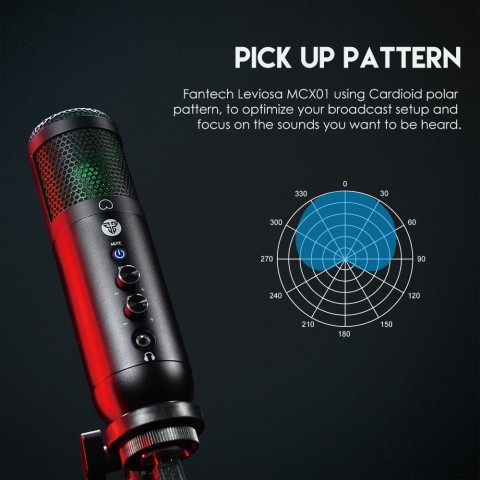 MICROPHONE FANTECH LEVIOSA MCX01 RGB