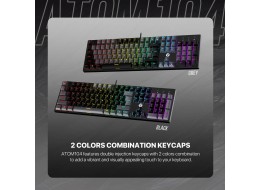 CLAVIER MECANIQUE FANTECH  ATOM104S MK878S...