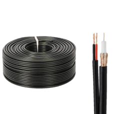 CABLE COAXIAL + alimentation 100M