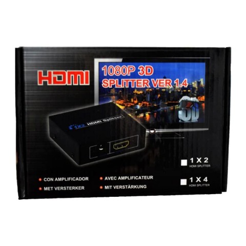 SPLITTER HDMI 1/2 3D VER 1.4 full HD 1080P