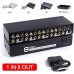 Splitter 8 port RCA