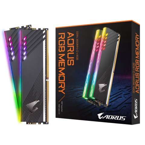 BARETTE MEMOIRE AORUS DDR4 1X8GB RGB 3200