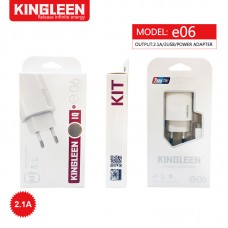 CHARGEUR KINGLEEN MICRO 2USB 2.1A E06