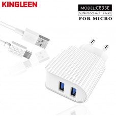 CHARGEUR KINGLEEN C833 V8 Micro 2,1A