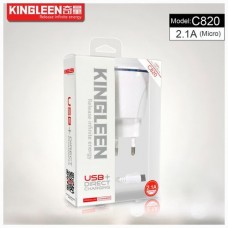 CHARGEUR KINGLEEN 5V 2.1A C820 Micro