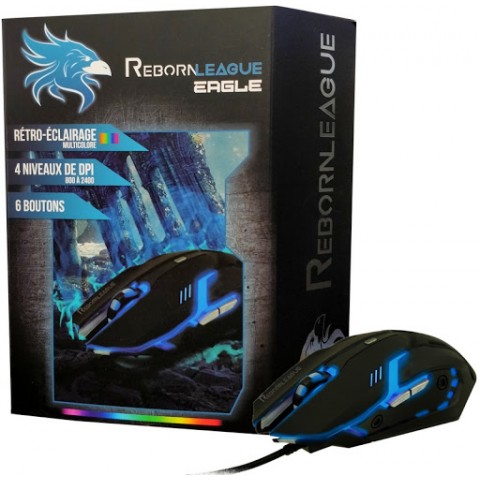 RebornLeague Eagle Souris gamer