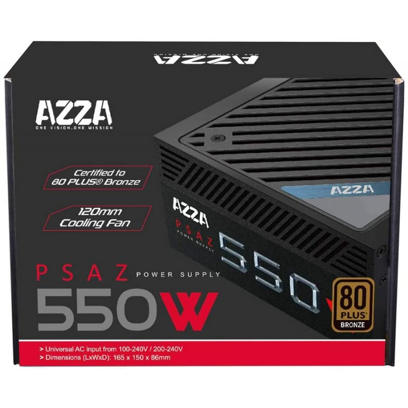 Alimentation AZZA 650w, 80+ bronze