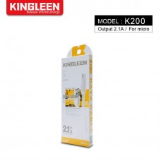 Câble chargeur Kingleen - Micro USB - K200 - 2.1A