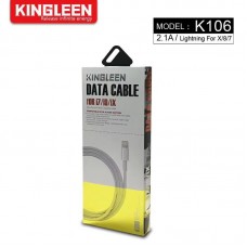 CABLE KINGLEEN K106 2.1A IPHONE