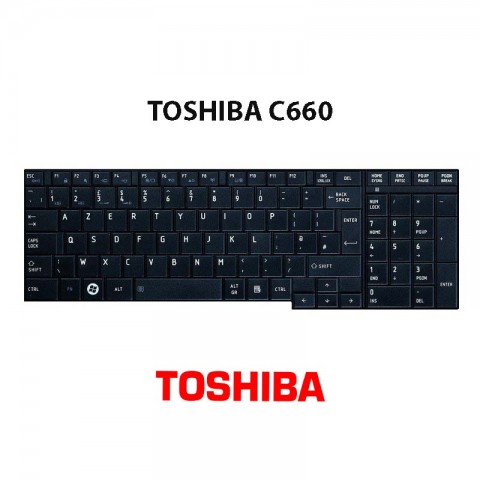 CLAVIER POUR PC PORTABLE TOSHIBA C660