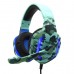 CASQUE MICRO GAMING KOMC G312 Militaire LED