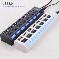 HUB 7 ports USB AVEC 7 INTERREPTEUR